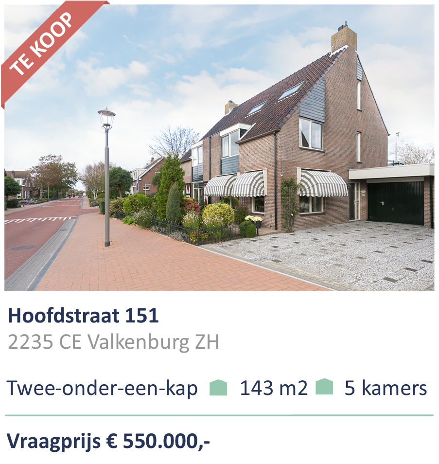 Te koop Hoofdstraat 151, Valkenburg ZH